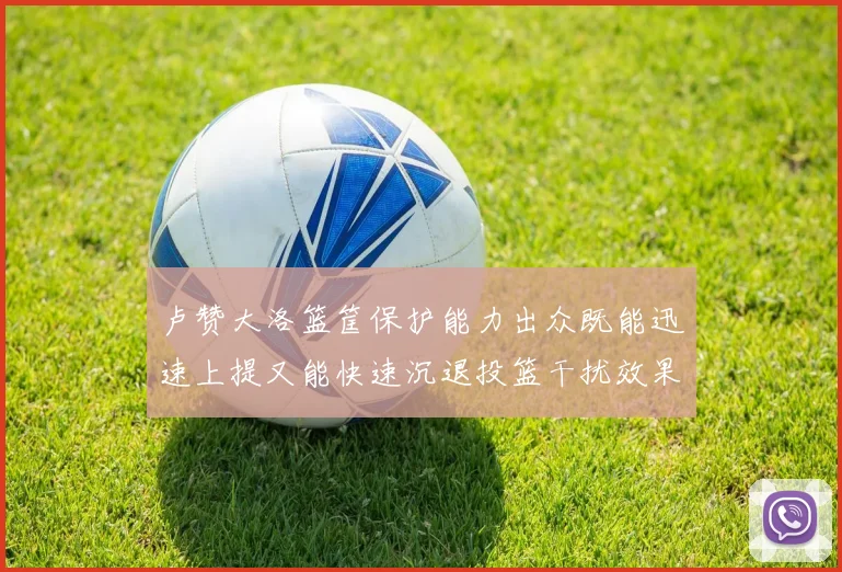 卢赞大洛篮筐保护能力出众既能迅速上提又能快速沉退投篮干扰效果显著