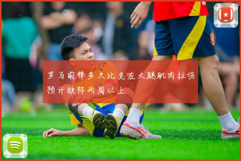 罗马前锋多夫比克左大腿肌肉拉伤预计缺阵两周以上